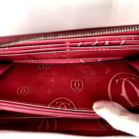 CARTIER- 'HAPPY BIRTHDAY' ZIPPED INTERNATIONAL WALLET - Picture 6 of 16